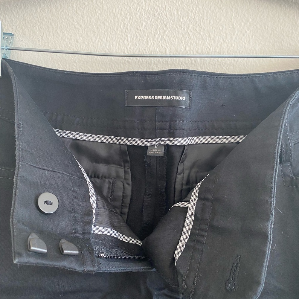 Express Design Studio Mid Rise Black Pants - Size 2